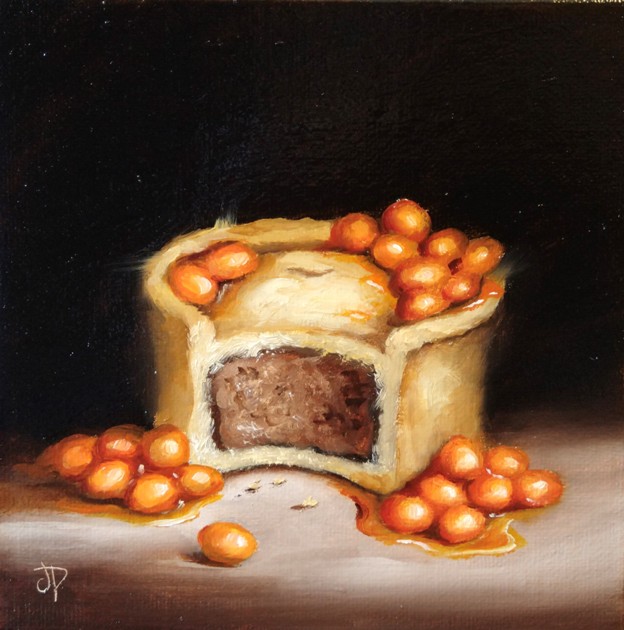 'Pie with Beans' by artist Jane Palmer
